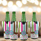 Stripes & Dots Jersey Bottle Cooler - Set of 4 - LIFESTYLE