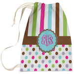 Stripes & Dots Laundry Bag - Large (Personalized)