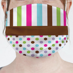Stripes & Dots Face Mask Cover