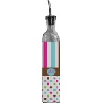 Stripes & Dots Oil Dispenser Bottle (Personalized)