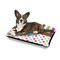 Stripes & Dots Outdoor Dog Beds - Medium - IN CONTEXT