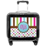 Stripes & Dots Pilot / Flight Suitcase (Personalized)