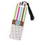 Stripes & Dots Plastic Bookmarks - Front