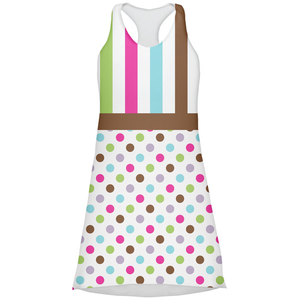 Custom Stripes & Dots Racerback Dress