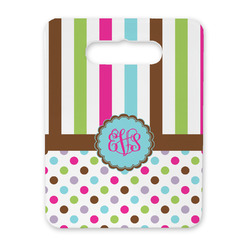 Stripes & Dots Rectangular Trivet with Handle (Personalized)