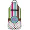 Stripes & Dots Sanitizer Holder Keychain - Large (Front)