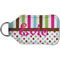 Stripes & Dots Sanitizer Holder Keychain - Small (Back)