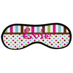 Stripes & Dots Sleeping Eye Masks - Large (Personalized)