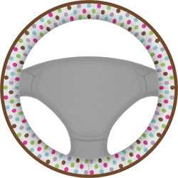 Stripes & Dots Steering Wheel Cover
