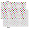 Stripes & Dots Tissue Paper - Heavyweight - Small - Front & Back