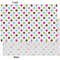 Stripes & Dots Tissue Paper - Heavyweight - XL - Front & Back