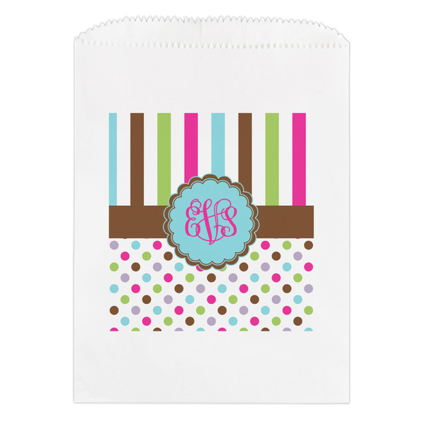 Custom Stripes & Dots Treat Bag (Personalized)