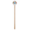 Stripes & Dots Wooden 7.5" Stir Stick - Round - Single Stick