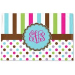 Stripes & Dots Woven Mat (Personalized)