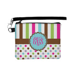 Stripes & Dots Wristlet ID Case w/ Monogram