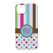 Stripes & Dots iPhone 14 Case - Back