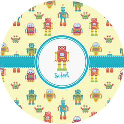 Robot Multipurpose Round Labels - 1" (Personalized)