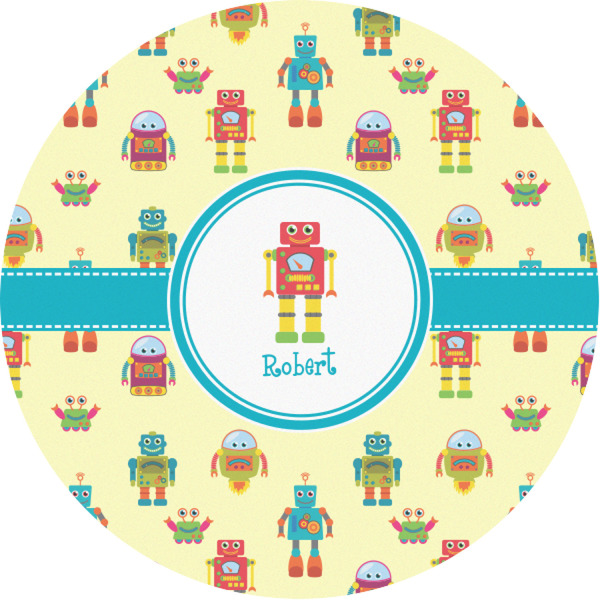 Custom Robot Multipurpose Round Labels - 1" (Personalized)