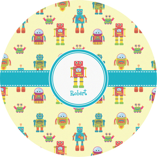 Custom Robot Multipurpose Round Labels - 2" (Personalized)