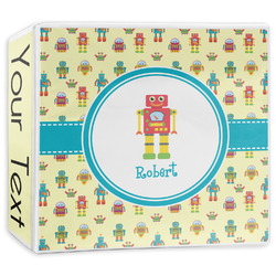 Robot 3-Ring Binder - 3 inch (Personalized)