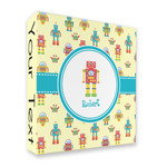 Robot 3 Ring Binder - Full Wrap - 2" (Personalized)