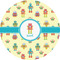 Robot 5" Multipurpose Round Label - Single Sticker