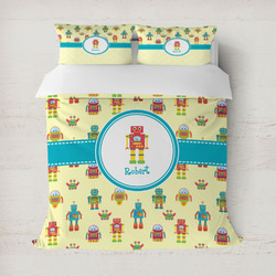 Robot Duvet Cover Set - Full / Queen (Personalized)