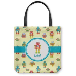 Robot Canvas Tote Bag - Medium - 16"x16" (Personalized)