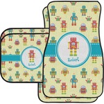 Robot Car Floor Mats Set - 2 Front & 2 Back (Personalized)