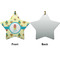 Robot Ceramic Flat Ornament - Star Front & Back (APPROVAL)