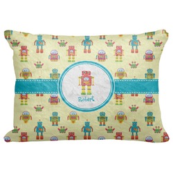 Robot Decorative Baby Pillowcase - 16"x12" (Personalized)