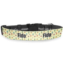Robot Deluxe Dog Collar - Large (13" to 21") (Personalized)