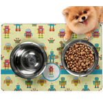 Robot Dog Food Mat - Small w/ Name or Text