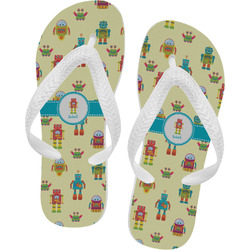 Robot Flip Flops - XSmall (Personalized)