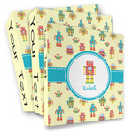 Robot 3 Ring Binder - Full Wrap (Personalized)