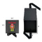 Robot Gift Boxes with Magnetic Lid - Black - Open & Closed