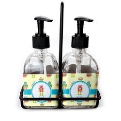 Robot Glass Soap & Lotion Bottle Set (Personalized)