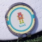 Robot Golf Ball Marker - Hat Clip