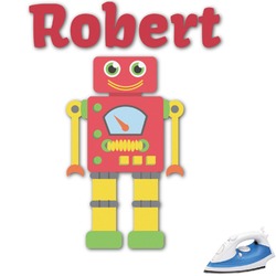 Robot Graphic Iron On Transfer - Up to 9"x9" (Personalized)