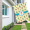 Robot House Flags - Double Sided - LIFESTYLE