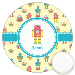 Robot Printed Cookie Topper - 3.25" (Personalized)
