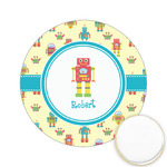 Robot Printed Cookie Topper - 2.15" (Personalized)