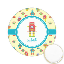 Robot Printed Cookie Topper - 2.15" (Personalized)