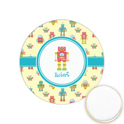 Robot Printed Cookie Topper - 1.25" (Personalized)