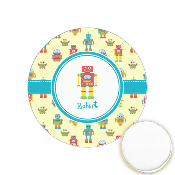 Custom Robot Printed Cookie Topper - 1.25" (Personalized)