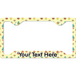 Robot License Plate Frame - Style C (Personalized)