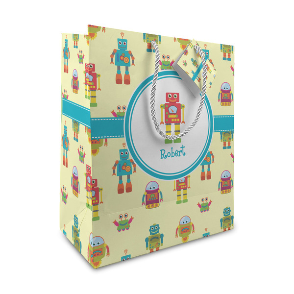 Custom Robot Medium Gift Bag (Personalized)