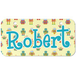 Robot Mini/Bicycle License Plate (2 Holes) (Personalized)