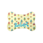 Robot Bone Shaped Dog Food Mat (Small) (Personalized)