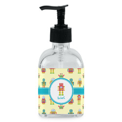 Robot Glass Soap & Lotion Bottle - Single Bottle (Personalized)